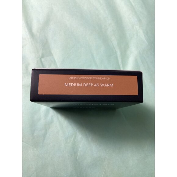 BareMinerals BarePro 16HR Skin-Perfecting Powder Foundation Medium Deep 45 Warm - Picture 3 of 8